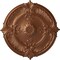 Ekena Millwork Attica Acanthus Leaf Ceiling Medallion (Canopies up to 3 1/4"), 30 1/8"OD x 1 1/2"P, Polished Copper CM30ATPOS - alternate 1
